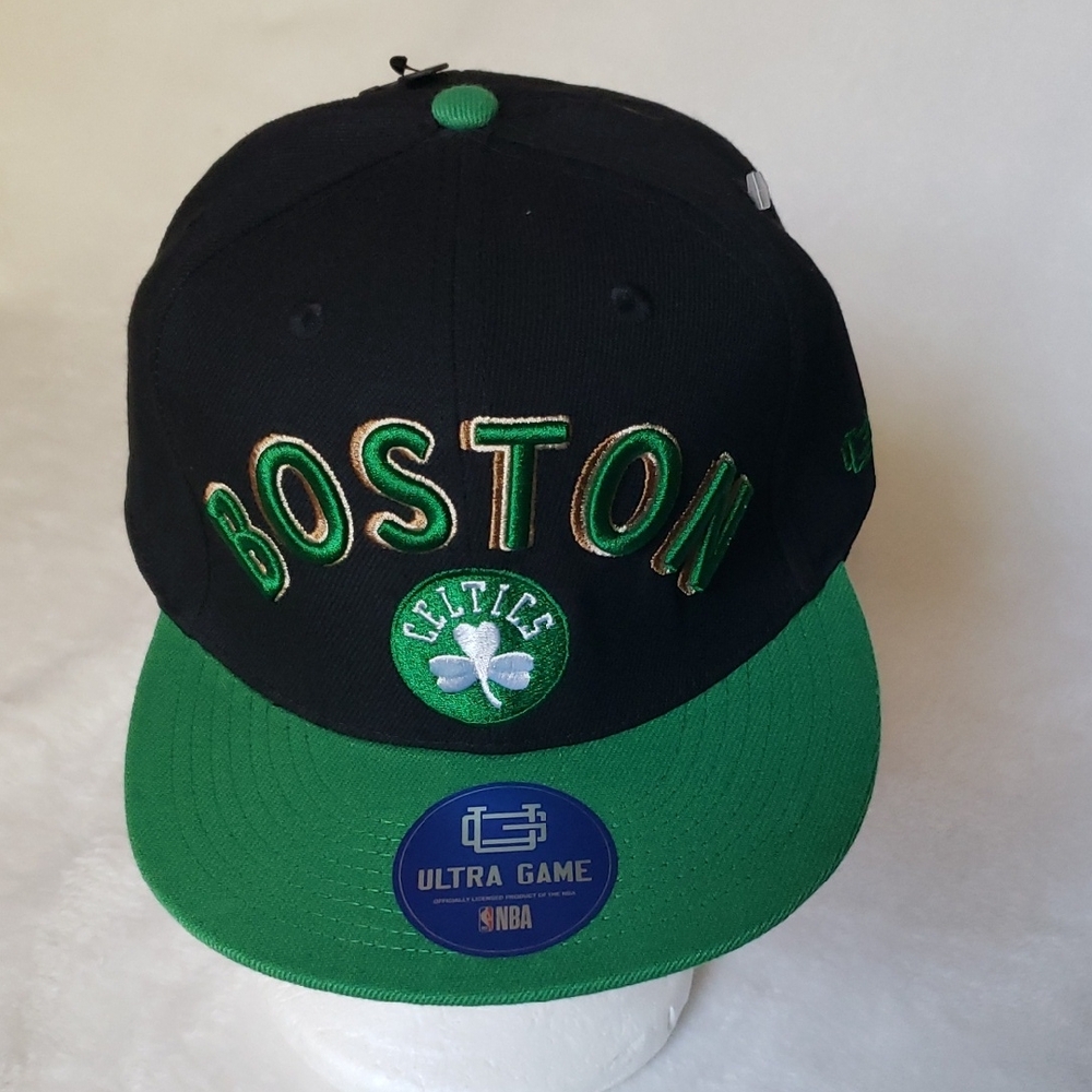 Boston Celtics Black and Green Cap‎ NWT.